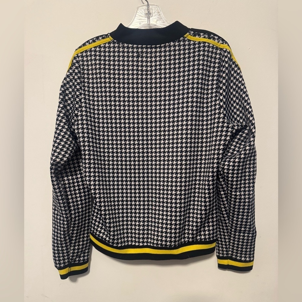 Baby Phat Vintage Y2K Track Jacket Womens XL Houndstooth Striped Full Zip Up - Picture 4 of 9